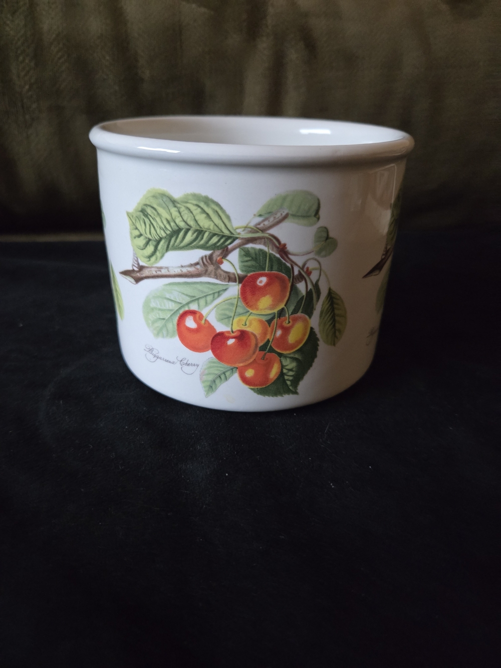 Portmeirion White Ceramic Bowl 5"x4"